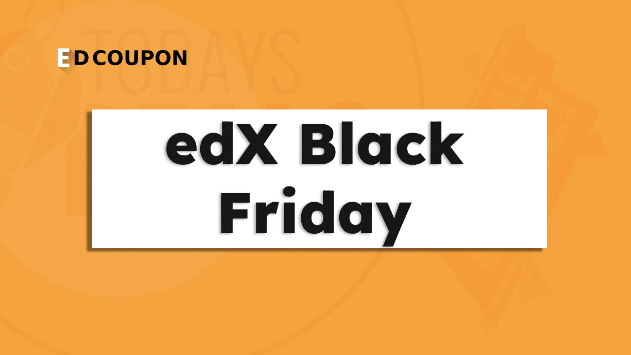 edX black friday